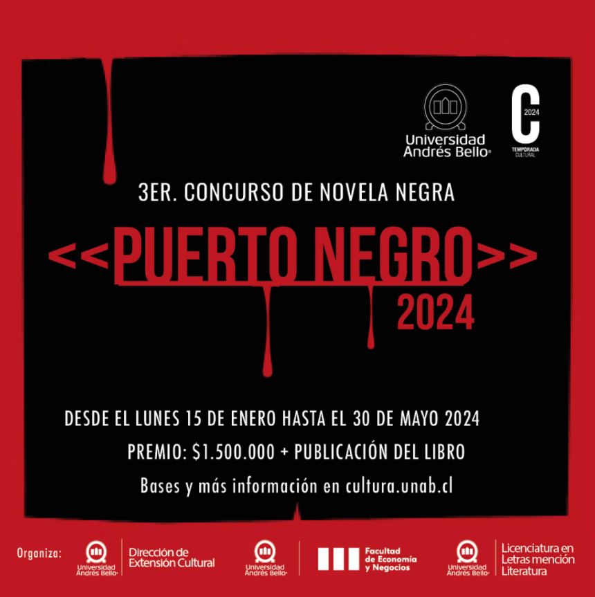 3er Concurso de Novela Negra Puerto Negro 2024 Calavera Lectora